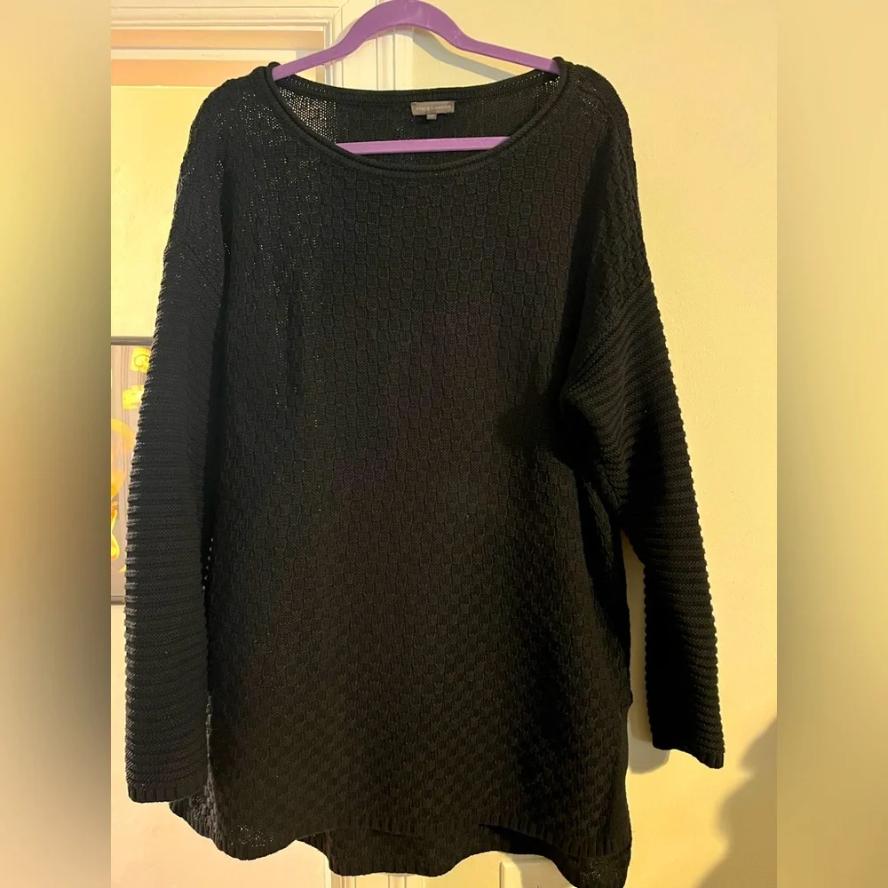 Vince Camuto Crew Neck Knit Sweater - Picture 1 of 4